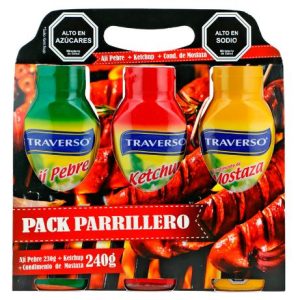 PACK PARRILLERO TRAVERSO 240 GRS