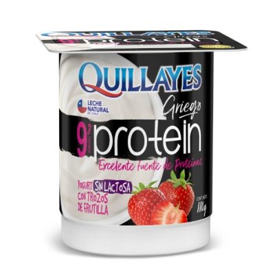 YOGHURT PROTEIN GRIEGO QUILLAYES 110G FRUTILLA