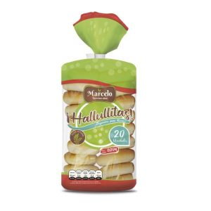 PAN MARCELO HALLULLITAS 20U 800GR