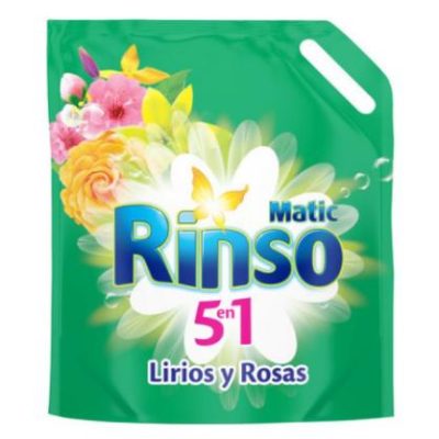 DETERGENTE LIQUIDO RINSO 3L LIRIOS Y ROSAS