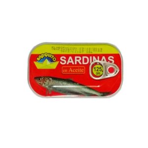 SARDINAS EN ACEITE BARQUITO 125G