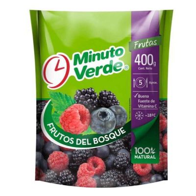 FRUTOS DEL BOSQUE 400G MINUTO VERDE