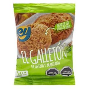 GALLETON EY 30G AVENA MANZANA