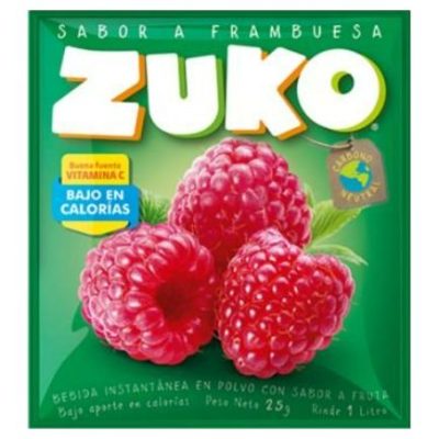 JUGO ZUKO POLVO X 10 FRAMBUESA