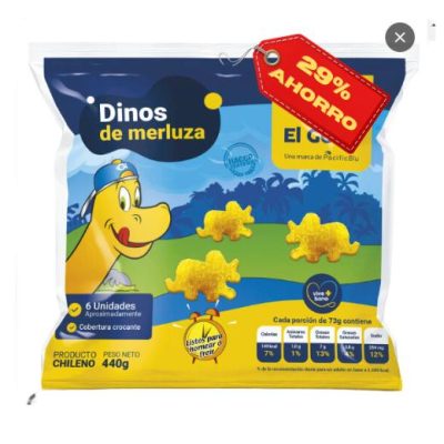 DINOS DE MERLUZA 440G EL GOLFO