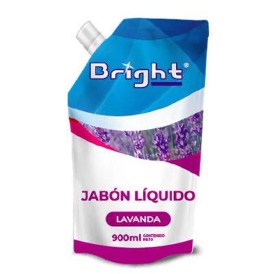 JABON LIQUIDO BRIGHT 900ML LAVANDA