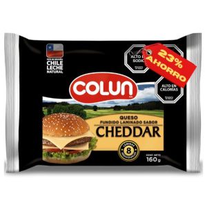 QUESO COLUN CHEDDAR 160G