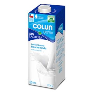 LECHE COLUN DESCREMADA SIN LACTOSA 1L