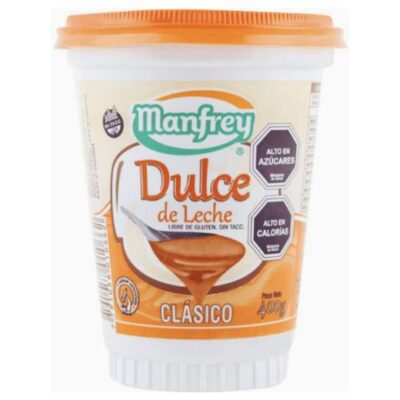 CAJA12 DULCE DE LECHE MANFREY 400